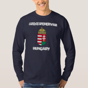Camiseta Szekesfehervar, Hungría con escudo de armas
