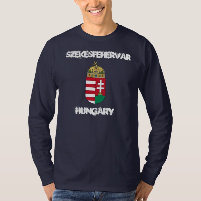 Camiseta Szekesfehervar, Hungría con escudo de armas (Anverso)