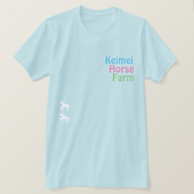 CAMISETA Tシャツ (Anverso del diseño)