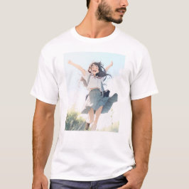 Camiseta Tシャツ T-shirt|通学JK 寿司娘 GenerativeAI