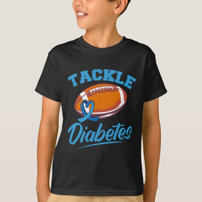 Camiseta T1d Guerrero: Sensibilización sobre la diabetes (Anverso)