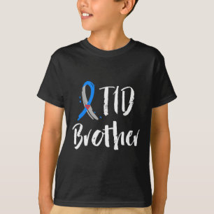 Camiseta T1D Hermano Tipo 1 Conciencia sobre la diabetes Gr