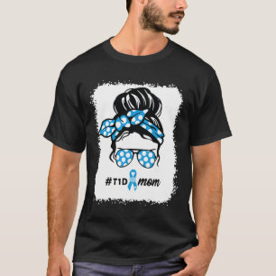 Camiseta T1d Mamá Tipo 1 Sensibilización sobre la diabetes