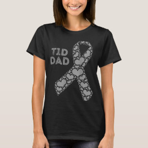 Camiseta T1d Niño Papá Tipo 1 Diabético Conciencia sobre la