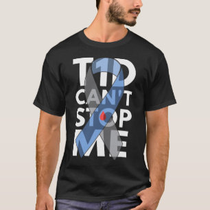 Camiseta T1D no puede detenerme - Apoyando la diabetes tipo