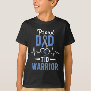 Camiseta T1d Orgulloso Papá Diabetes Conciencia Tipo 1 Insu