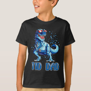 Camiseta T1d Papa Tipo 1 Cinta de Diabetes T Rex Dinosaurio