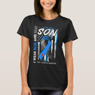 Camiseta T1D Son Tipo 1 Una Conciencia sobre la diabetes Fl