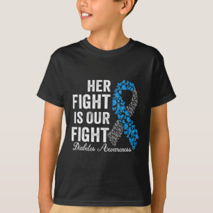 Camiseta T1d Su Lucha Es Nuestra Lucha Contra La Diabetes T