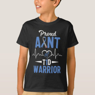 Camiseta T1d Tía Orgullosa Diabetes Conciencia Tipo 1 Insul