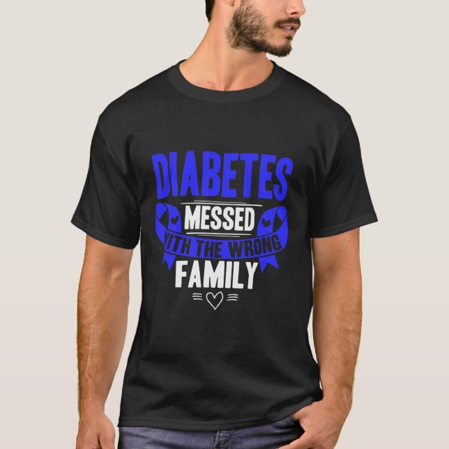 Camiseta T1d Tipo 1 Conciencia sobre la diabetes (Anverso)