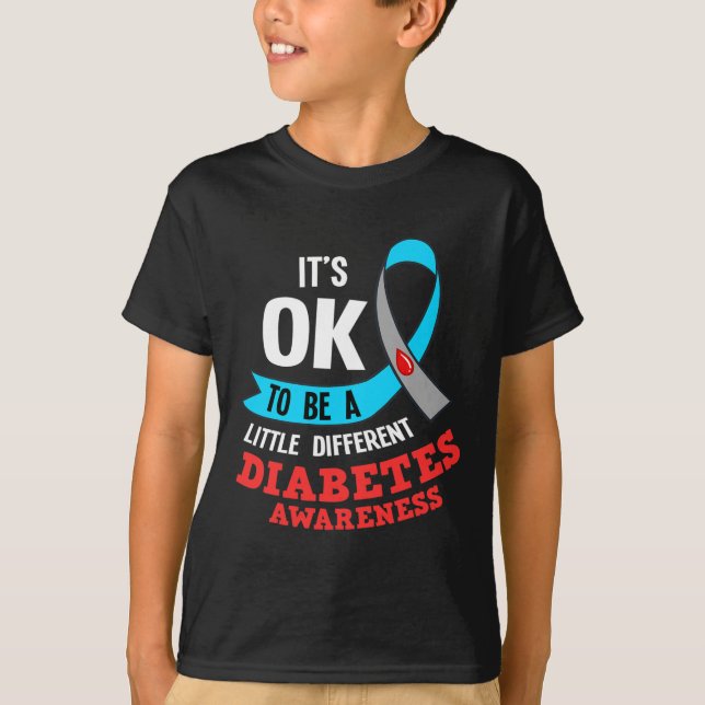 Camiseta T1D Tipo 1 Diabetes Regalo Sensibilización Diabéti (Anverso)