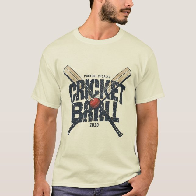 Camiseta T20 de Cricket Batalla de Overs (Anverso)