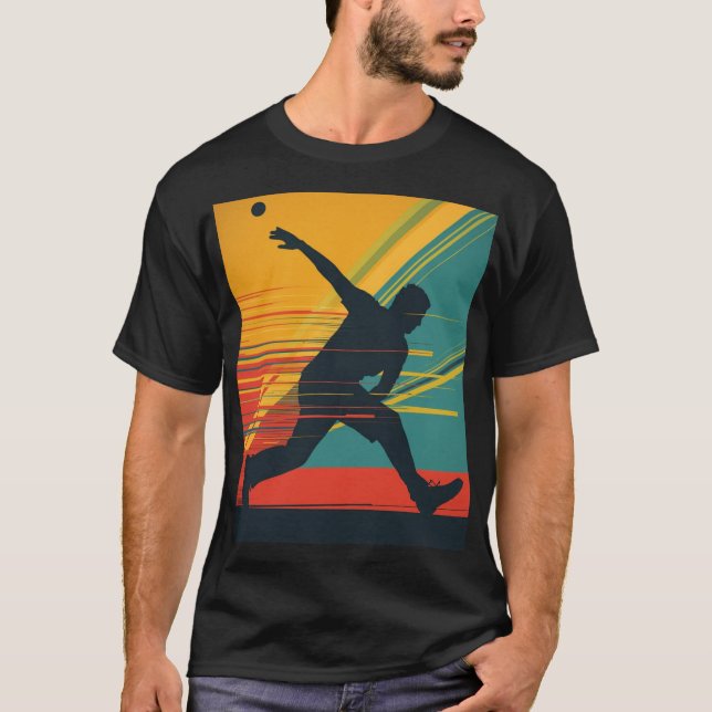 Camiseta T20 de Cricket Fast Bowling Fury (Anverso)