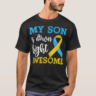 Camiseta T21 Awesome Son Trisomy Awareness s, Da