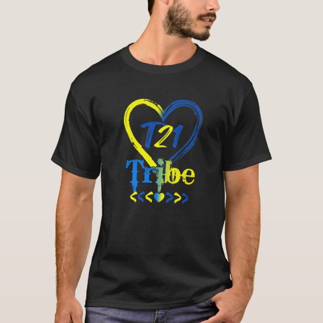 Camiseta T21 Tribu 21 Día Mundial de Concienciación sobre e (Anverso)