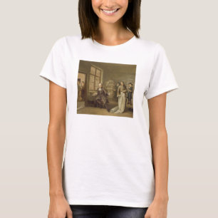 Camiseta T32334 el comprador en el comerciante de la ropa,