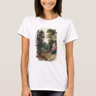 Camiseta T32789 Madonna y el niño en un paisaje (el panel