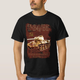 Camiseta T-34-85 Unión Soviética tanque medio de la Segunda