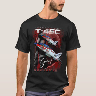 Camiseta T-45C Goshawk Redhawks Avión de combate de la mari