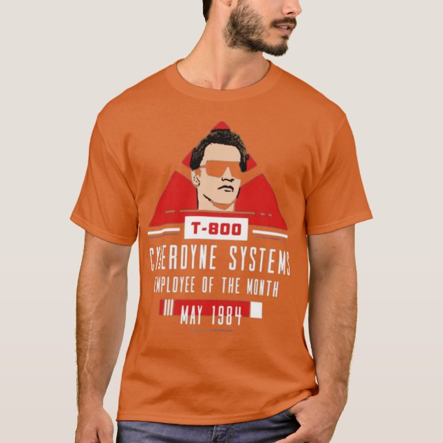 Camiseta T-800 Ciberdyne Systems Employee of the Month (Anverso)
