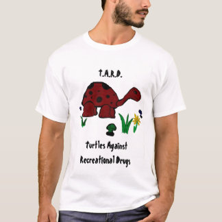 Camiseta T.A.R.D., tortugas contra las drogas recreativas