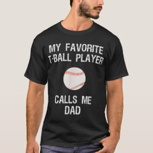 Camiseta T Ball Dad - Graciosa y Orgullosa Ball Dad Favorit