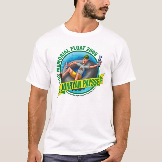 Camiseta T básico para hombre (blanco) (Anverso)