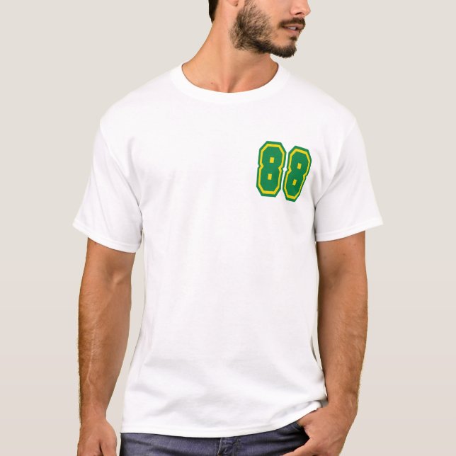 Camiseta T básico para hombre (blanco) (Anverso)