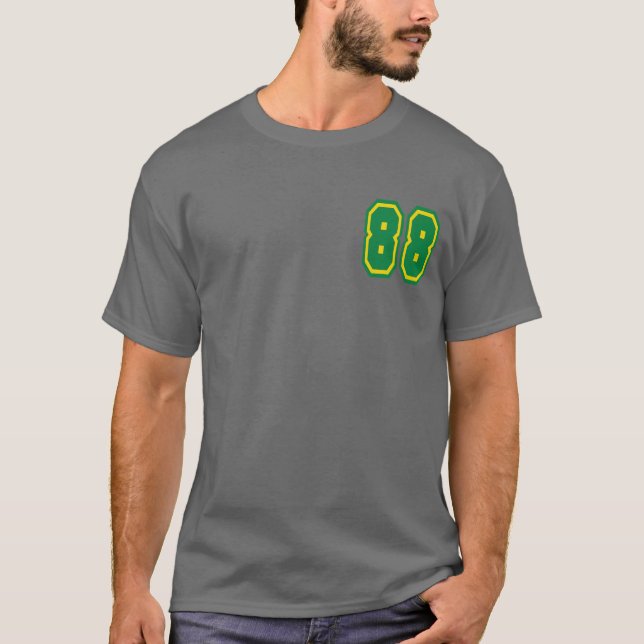 Camiseta T básico para hombre (gris oscuro) (Anverso)