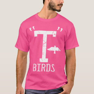Camiseta T-Birds 50S 60S Cosplay Pájaro Animal Colorido