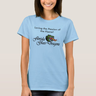 Camiseta T-Camisa-Cariñoso la pasión de la llama