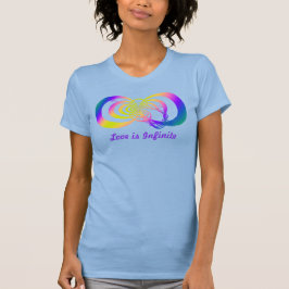 Camiseta T+Camisa Con Diseño De Infinidad Geométrica Multic
