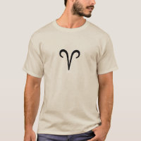 t-camisa-diseño astrológico del aries de la