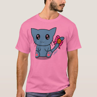 Camiseta t-camisa-diseño-gatito
