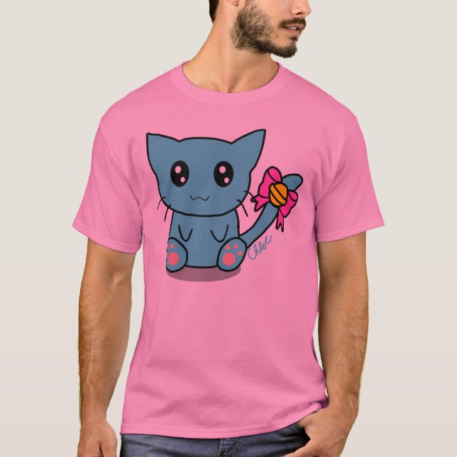Camiseta t-camisa-diseño-gatito (Anverso)