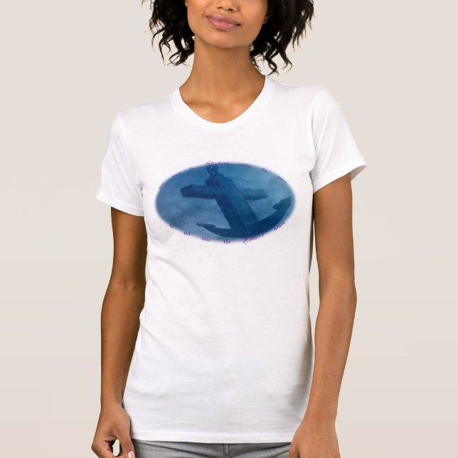 Camiseta T-camisa-luz anclada solamente (Anverso)
