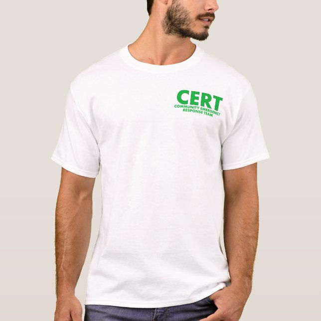Camiseta T-Camisa-personalizar del CERT (Anverso)
