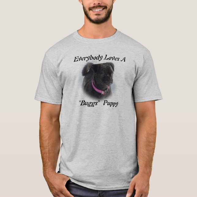 Camiseta T-camisa-personalizar del perrito de "Buggs" (Anverso)
