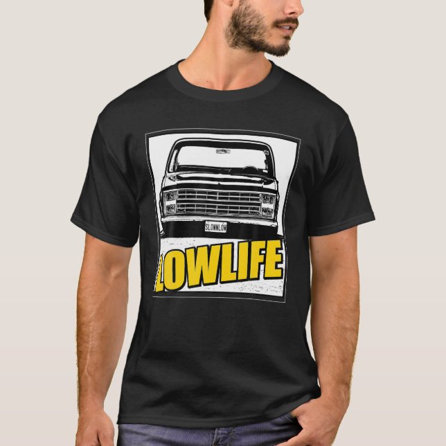 Camiseta T Clásica De Lowlife De Camión Inferior (Anverso)