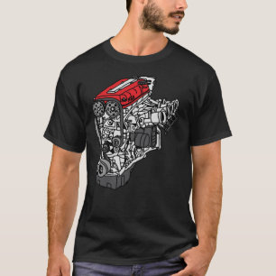 Camiseta T clásica del motor F20C de Honda S2000