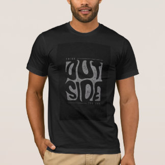 Camiseta T con manga negra con nuevo diseño