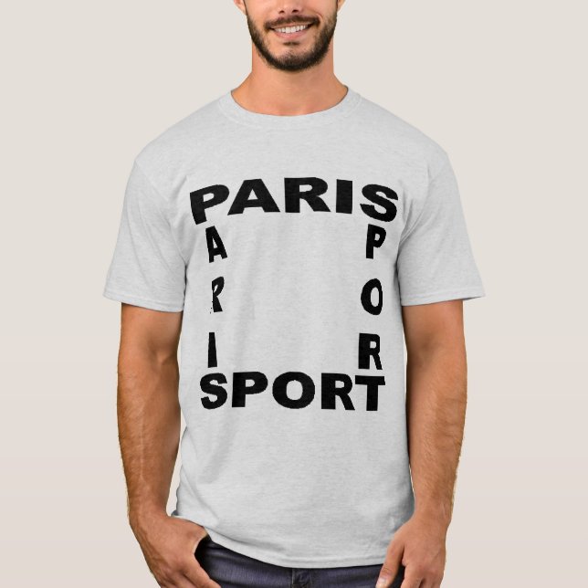 Camiseta T-costo básico incinera PARÍS DEPORTE (Anverso)