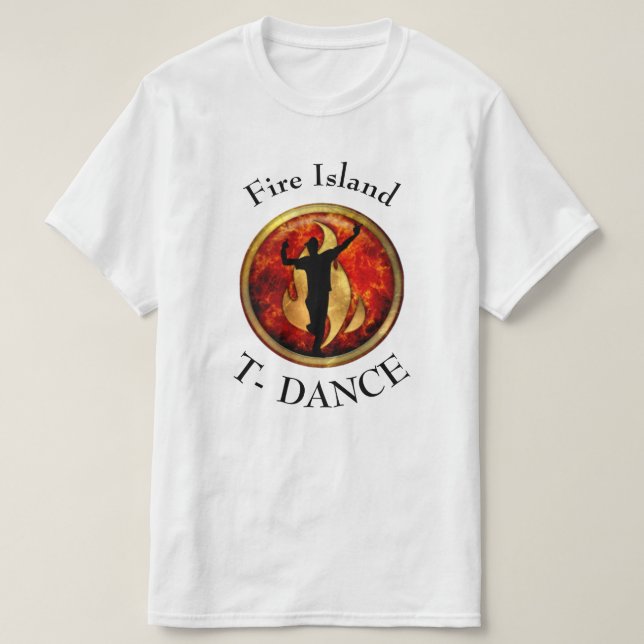 Camiseta T-Dance de Fire Island (Diseño del anverso)