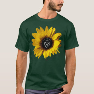 Camiseta T de girasol