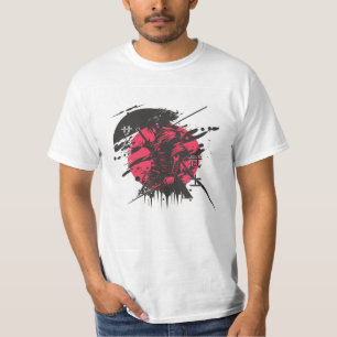 Camiseta T de Guerrero de Artes Marciales   Luchad