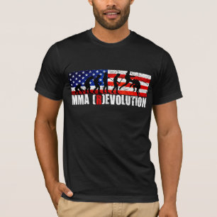 Camiseta T de la bandera americana de la carta de la