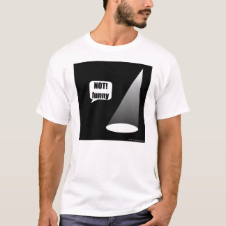Camiseta T de la luz de teatro de los hombres no divertidos