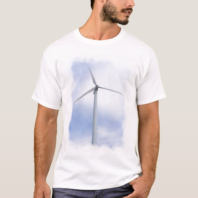 Camiseta ~ T de la turbina de viento (Anverso)