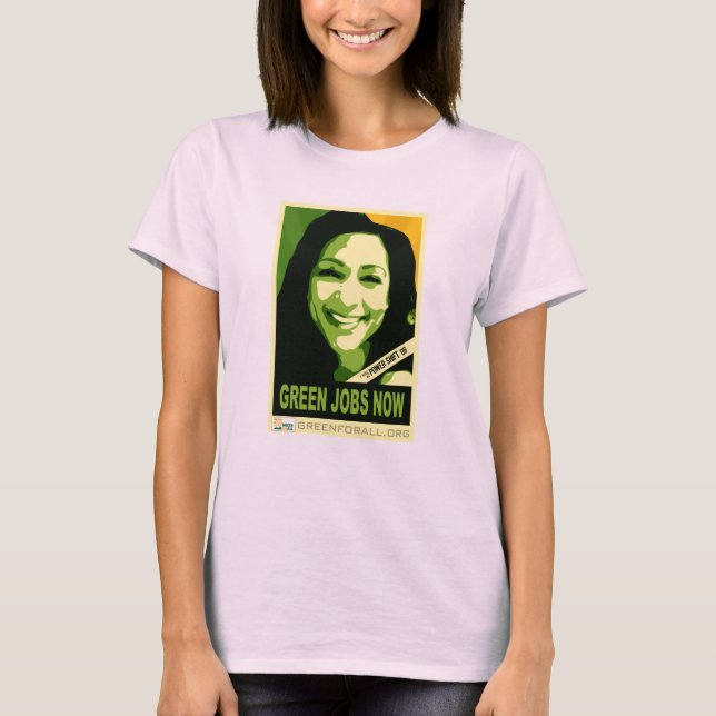 Camiseta T de las mujeres de ropa estadounidense (Anverso)